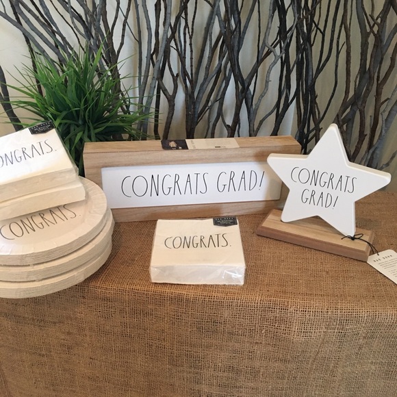 NWT Rae Dunn 🎉 Graduation Party Bundle